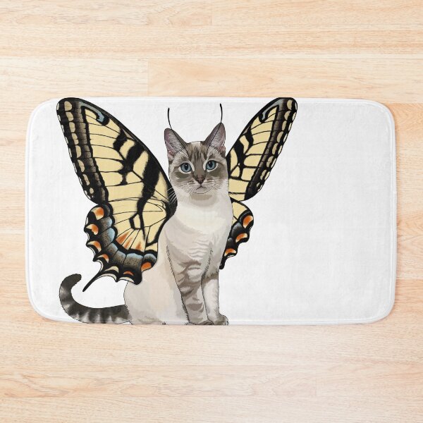 Item preview, Eastern Tiger Swallowtail Butterfly Cat designed and sold by Carleah Unique.