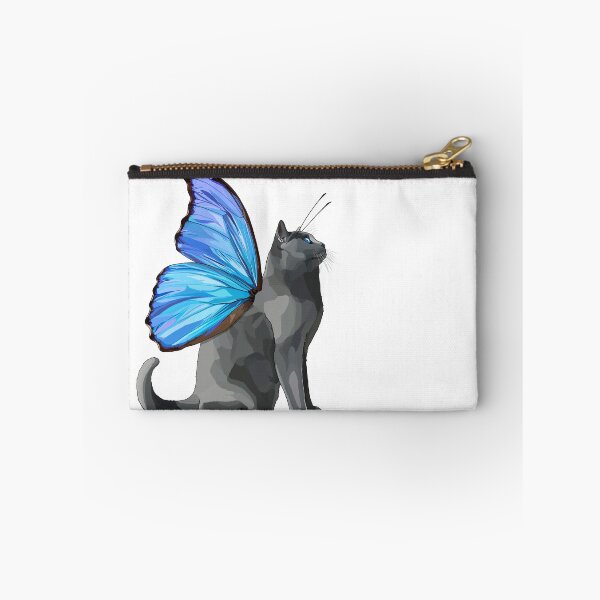 Item preview, Blue Morpho Butterfly Cat designed and sold by Carleah Unique.