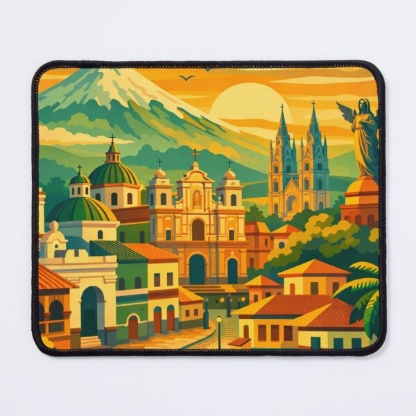 Item preview, Quito Ecuador Travel Poster  designed and sold by MatthewHeights.