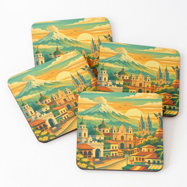 Item preview, Quito Ecuador Travel Poster  designed and sold by MatthewHeights.