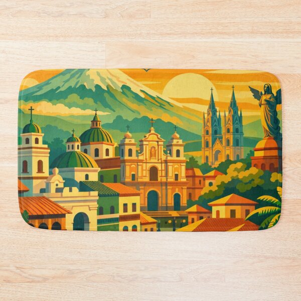 Item preview, Quito Ecuador Travel Poster  designed and sold by MatthewHeights.