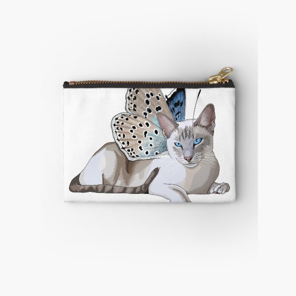 Item preview, Large Blue Lynx Point Siamese Butterfly Cat designed and sold by Carleah Unique.