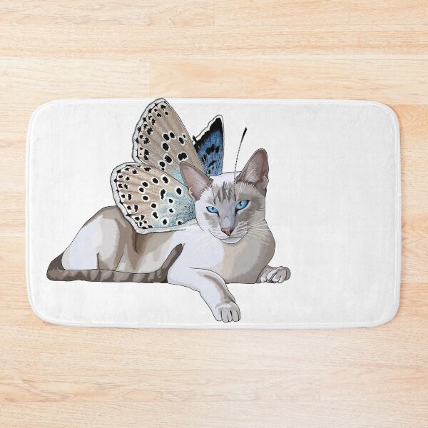 Item preview, Large Blue Lynx Point Siamese Butterfly Cat designed and sold by Carleah Unique.