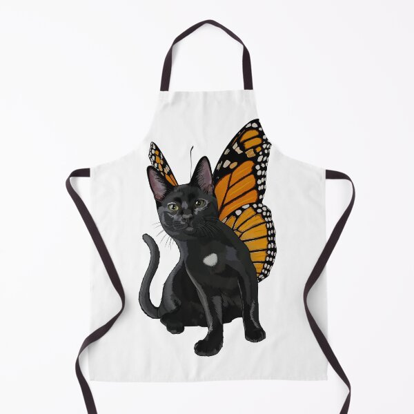 Item preview, Black Monarch Butterfly Cat designed and sold by Carleah Unique.