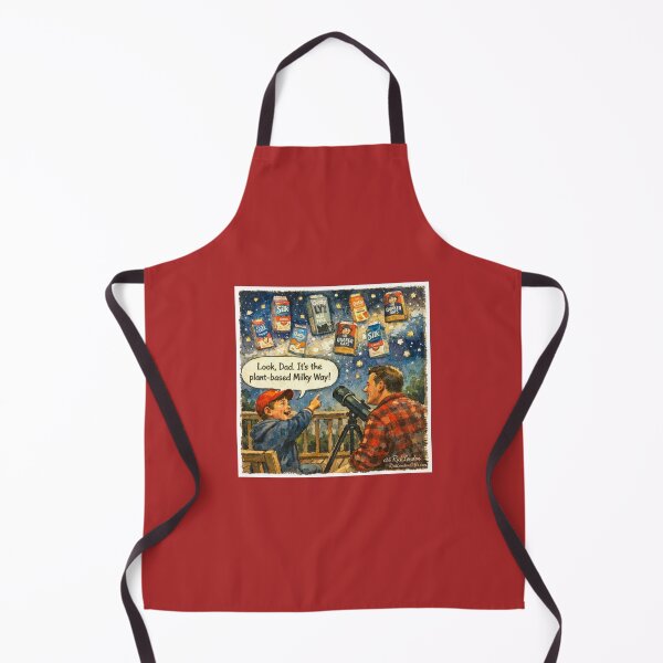 Item preview, Plant-Based Milky Way” Cartoon designed and sold by Rick London Gifts.