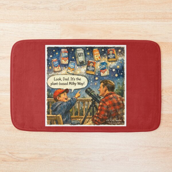 Item preview, Plant-Based Milky Way” Cartoon designed and sold by Rick London Gifts.