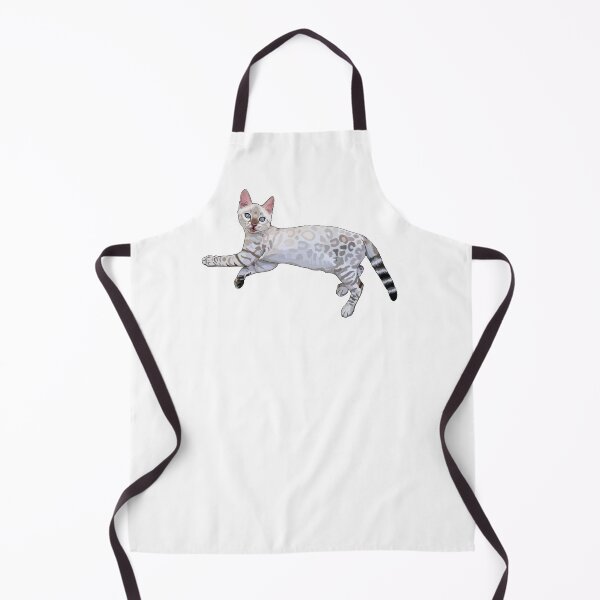 Item preview, Snow Lynx Bengal Cat Blep designed and sold by Carleah Unique.