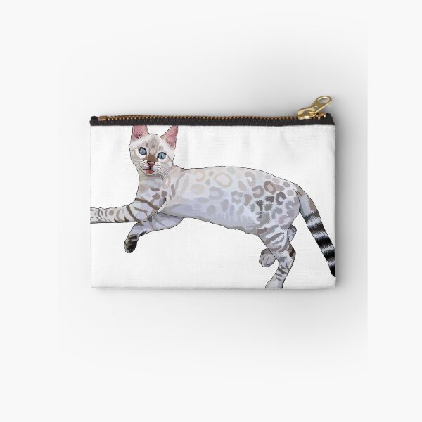 Item preview, Snow Lynx Bengal Cat Blep designed and sold by Carleah Unique.