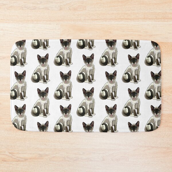 Item preview, Snowshoe Siamese Cat Blep designed and sold by Carleah Unique.