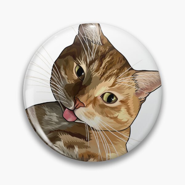 Item preview, Ginger Tabby Cat Blep designed and sold by Carleah Unique.