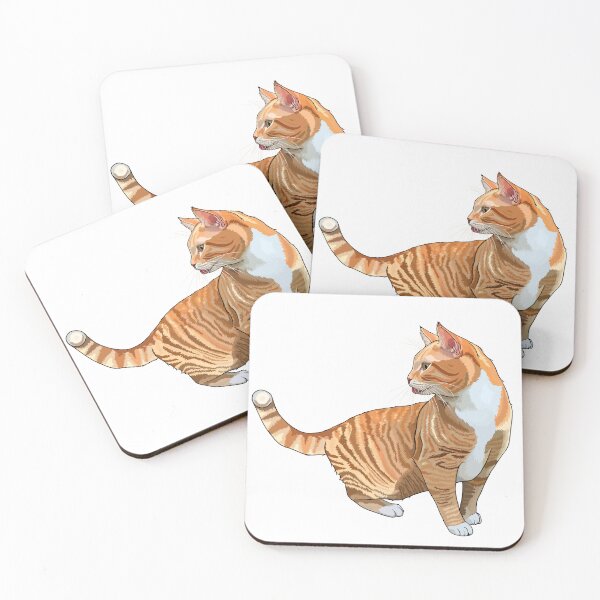 Item preview, Ginger Tabby Cat Blep designed and sold by Carleah Unique.