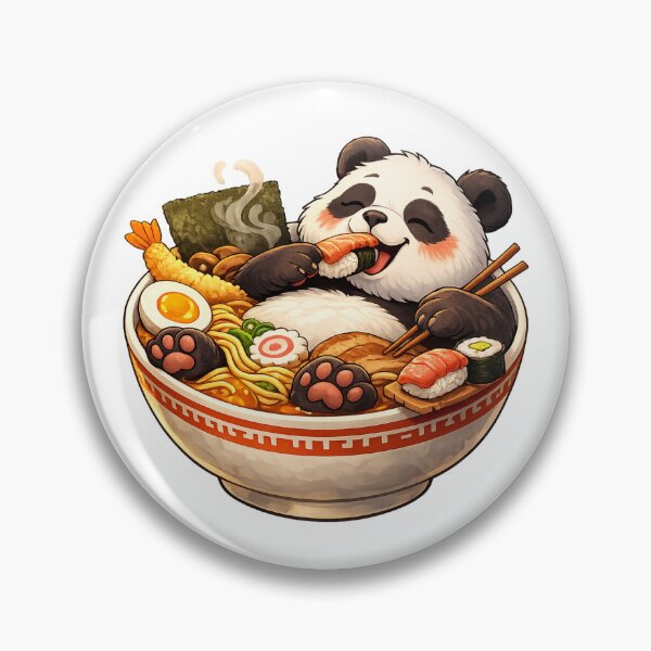 Item preview, Sushi panda - Panda Ramen Bliss designed and sold by TomoMadeIt.