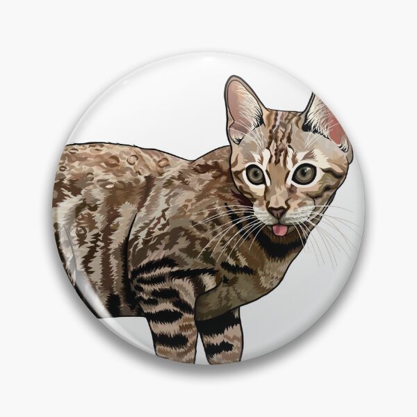 Item preview, Brown Bengal Cat Blep designed and sold by Carleah Unique.