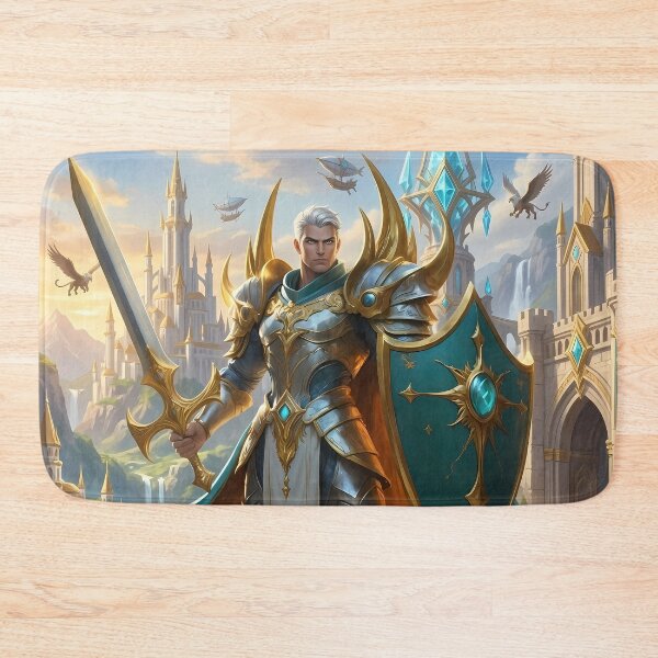 Item preview, Golden Paladin - Epic Fantasy Warrior designed and sold by Lucid Dream Pixel.