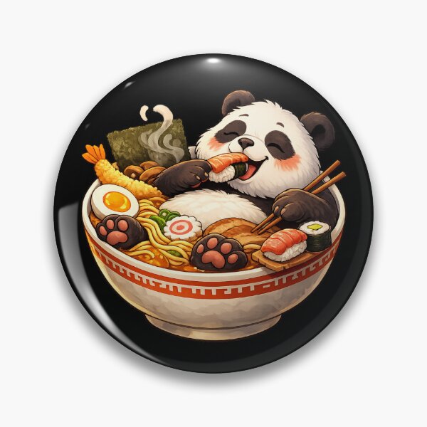 Item preview, Sushi panda - Panda Ramen Bliss designed and sold by TomoMadeIt.