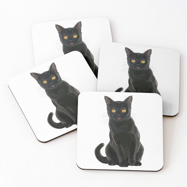 Item preview, Black Bombay Blep Cat designed and sold by Carleah Unique.