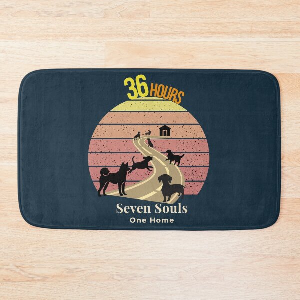 Item preview, 36 Hours Seven Souls One Home Dog Loyalty Journey Retro Sunset T-Shirt designed and sold by HOUSE OF TIST.