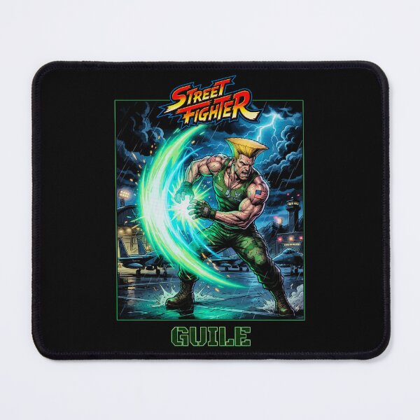 Item preview, Street Fighter Retro 90s Guile designed and sold by Dark Days Design.