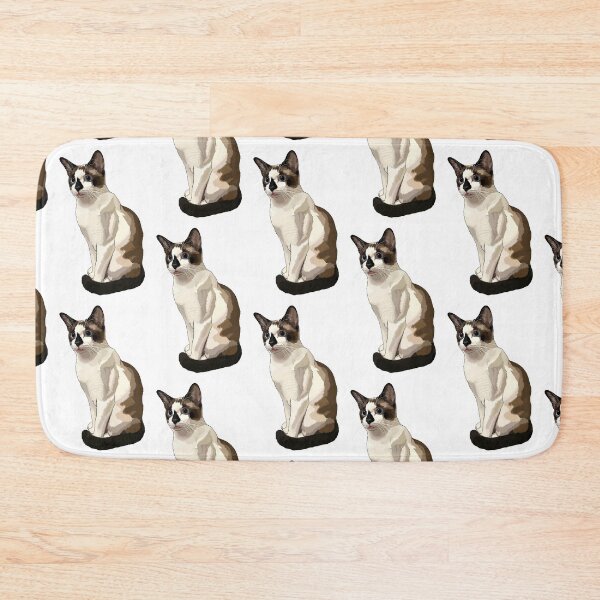 Item preview, Seal Point Snowshoe Siamese Cat Blep designed and sold by Carleah Unique.