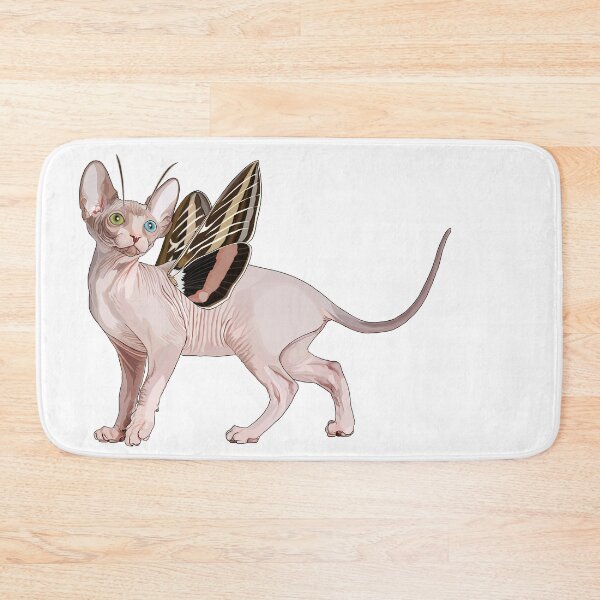 Item preview, Sphynx Moth Butterfly Cat designed and sold by Carleah Unique.
