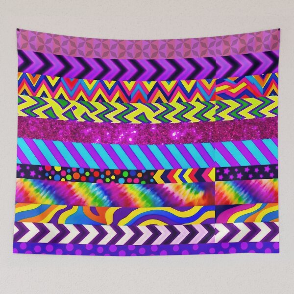 Item preview, Horizontal Boho Multicolors Stripes  designed and sold by michplante60.