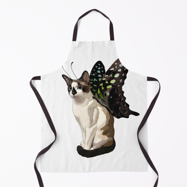 Item preview, Seal Point Snowshoe Siamese Tailed Jay Butterfly Cat designed and sold by Carleah Unique.