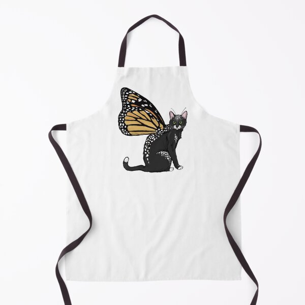 Item preview, Spotted Black Monarch Butterfly Cat designed and sold by Carleah Unique.