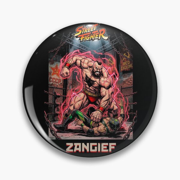 Item preview, Street Fighter Retro 90s Zangief designed and sold by Dark Days Design.