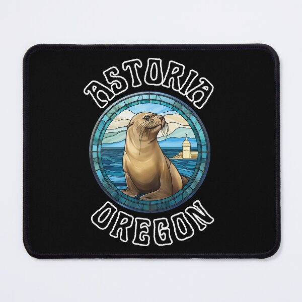 Item preview, Astoria Oregon - Sea Lion in Stained Glass designed and sold by WigOutlet.