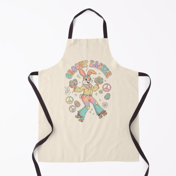 Item preview, Groovy Easter Bunny Roller Skating Hippie designed and sold by SholoStudio.