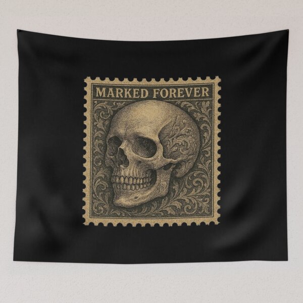 Item preview, Marked Forever Skulls – Skull Art, Gothic Skull, Sugar Skull, Calavera, Tribal Skull, Pirate Skull, Skeleton, Tattoo Design, Skull Illustration designed and sold by Typologystudios.