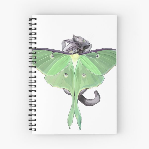 Item preview, Luna Moth Butterfly Cat designed and sold by Carleah Unique.