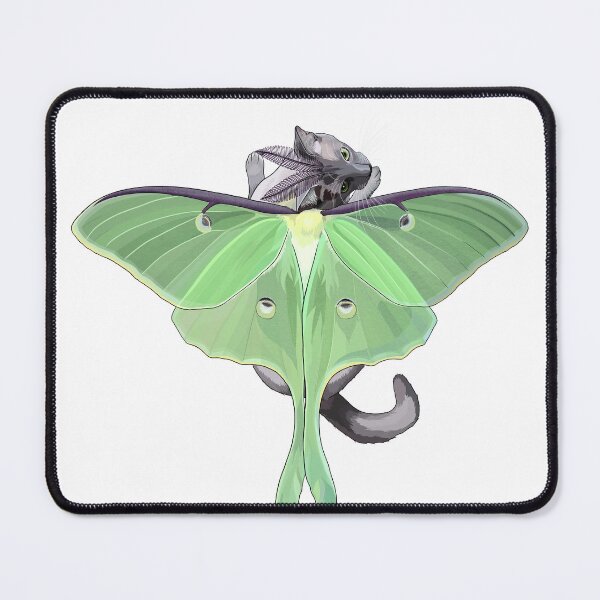 Item preview, Luna Moth Butterfly Cat designed and sold by Carleah Unique.