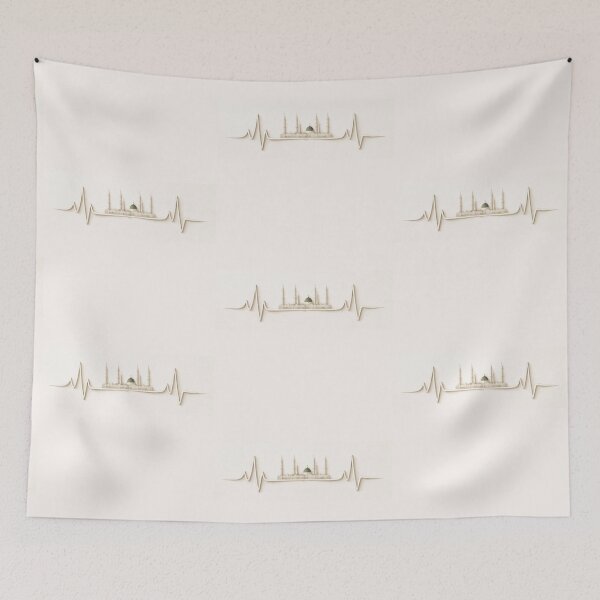 Item preview, Heartbeat of Faith – Masjid Nabawi Minimalist Islamic Line Art designed and sold by D-Islamic.