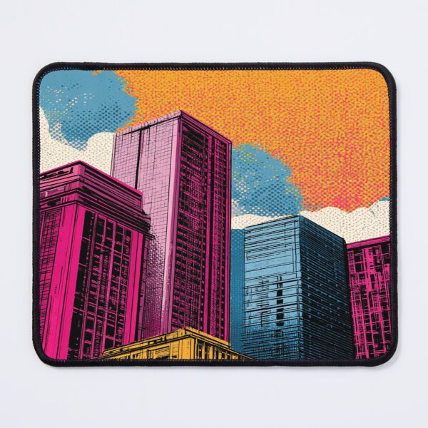 Item preview, Pop Art Style Architecture designed and sold by NicolasGlowArt.