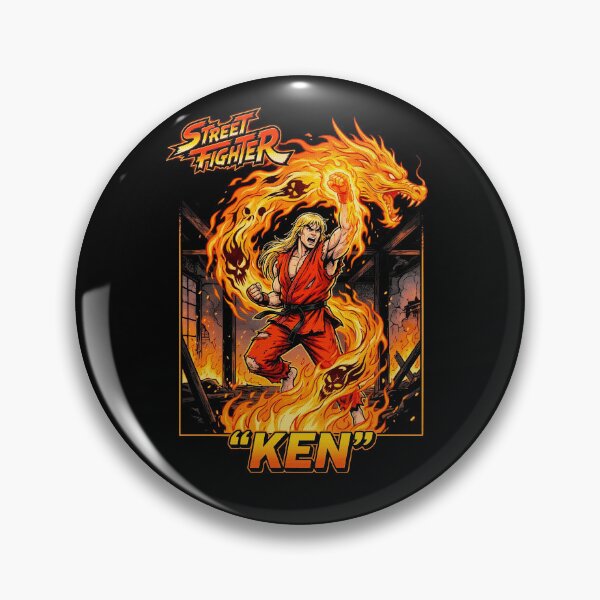 Item preview, Street Fighter Retro 90s Ken designed and sold by Dark Days Design.