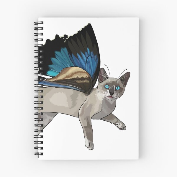 Item preview, Ulysses Swallowtail Snowshoe Siamese Butterfly Cat designed and sold by Carleah Unique.