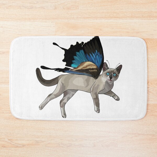 Item preview, Ulysses Swallowtail Snowshoe Siamese Butterfly Cat designed and sold by Carleah Unique.
