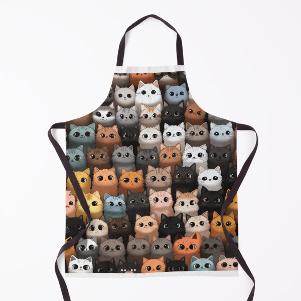 Item preview, Cute Colorful Cats Pattern | Kawaii Cat Aesthetic Design designed and sold by 06July05.