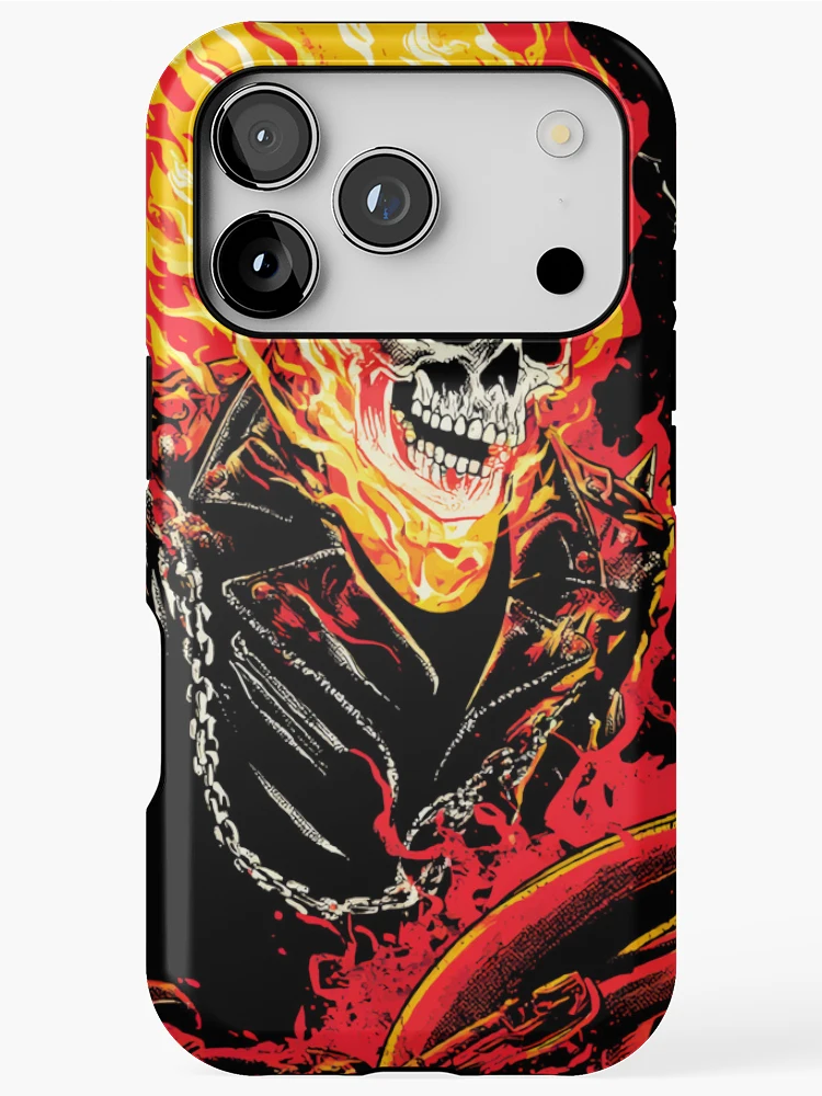 Thumbnail 1 of 4, iPhone Case, Ghost Rider designed and sold by RatherCreative.