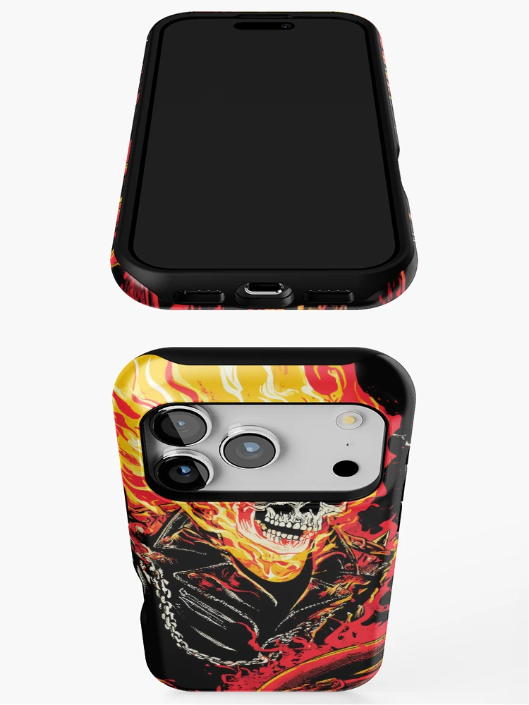 Thumbnail 3 of 4, iPhone Case, Ghost Rider designed and sold by RatherCreative.