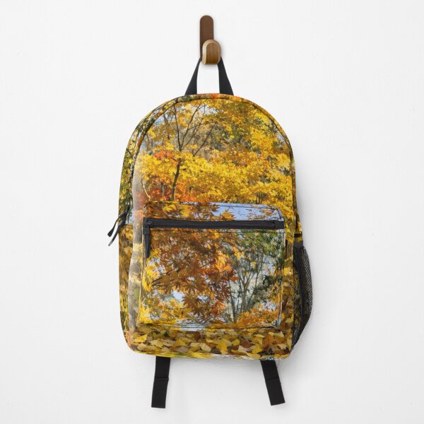 Item preview, Autumn Forest Carpet of Leaves – Golden Fall Landscape designed and sold by TopHatCreations.