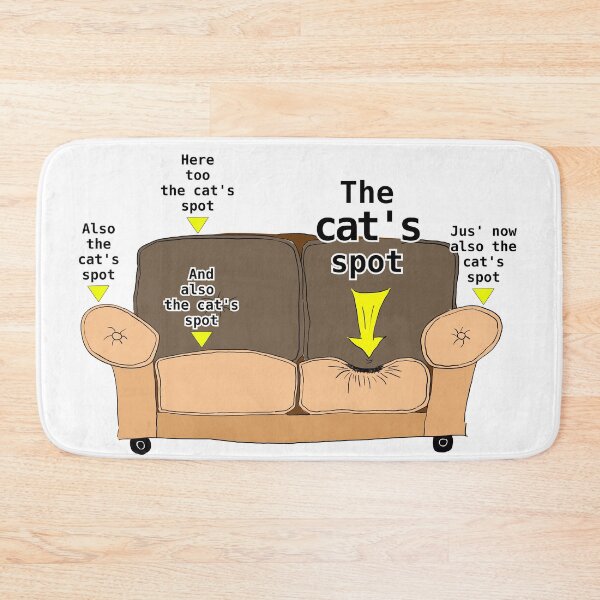 Item preview, The cat's spot on the couch designed and sold by LittleGreyMan2026.