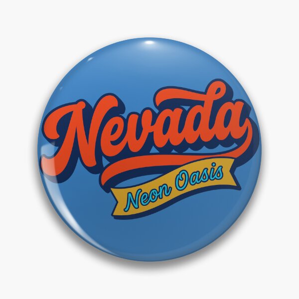 Item preview, Vintage Nevada Neon Oasis Retro Script designed and sold by Cozy-Old-Pub.