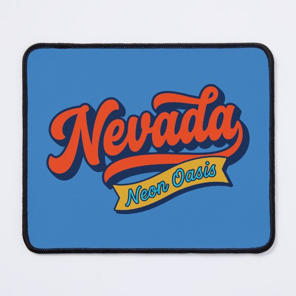 Item preview, Vintage Nevada Neon Oasis Retro Script designed and sold by Cozy-Old-Pub.