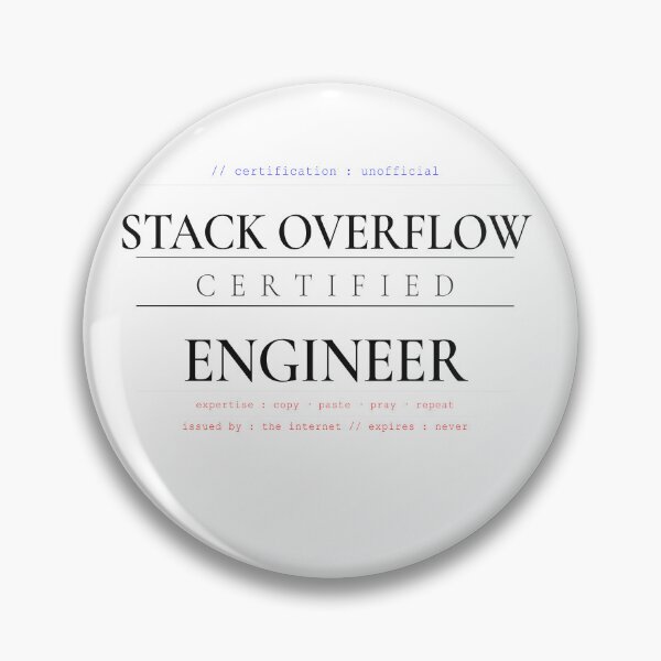 Item preview, Stack Overflow Certified Engineer Shirt — Funny Programmer  Gift - Coding Humor Tech Worker Gift designed and sold by SoloDelight.