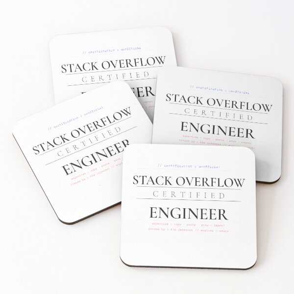 Item preview, Stack Overflow Certified Engineer Shirt — Funny Programmer  Gift - Coding Humor Tech Worker Gift designed and sold by SoloDelight.