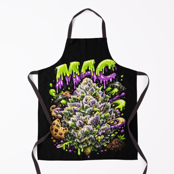 Item preview, MAC Miracle Alien Cookies Graffiti Print | Earthy Gassy Hybrid Bud Typography | Potent Creative 420 designed and sold by WAUZ.