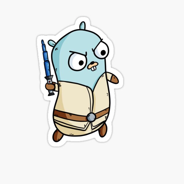 Gopher of the galaxies - Golang Sticker