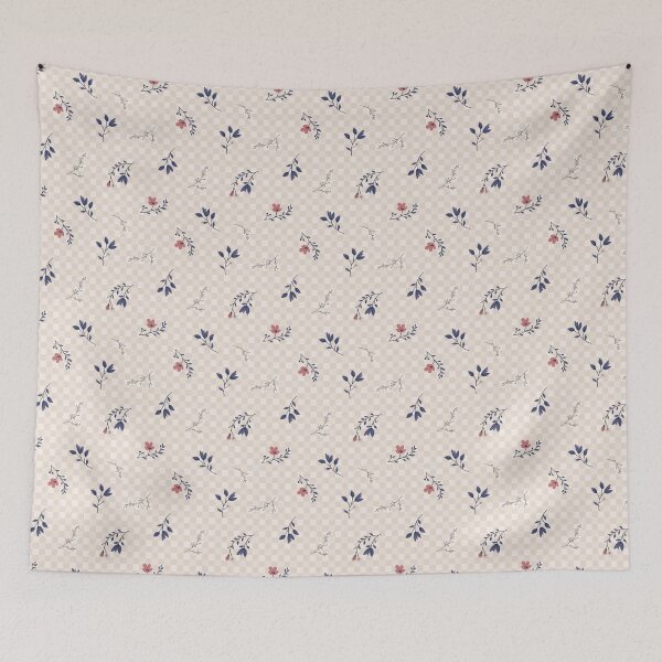 Item preview, Wildflowers on Vichy designed and sold by Cris Bergmann.